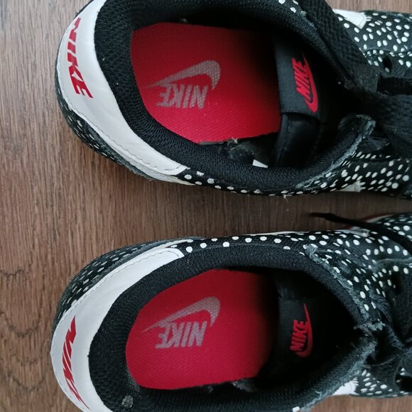 Nike Genicco 705283-016 Women's Black White Lace Up Sneaker Shoes Sz 9.5 - Picture 6 of 10